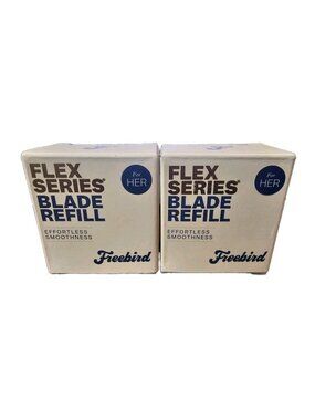 Lot of 2 Freebird Flex Series Pro Blade Refill Replacement Foil Shaver For Her